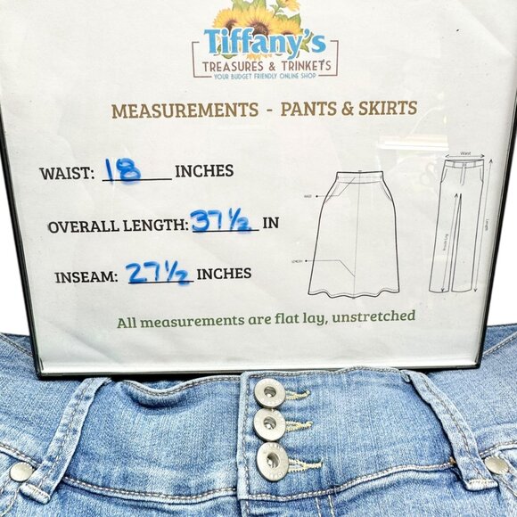 Torrid Jeggings Womens 18R Denim Light Wash Stretch Cotton Blend Mid Rise Skinny - Picture 6 of 10